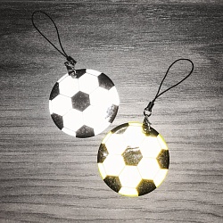 светоотражающий брелок мячик