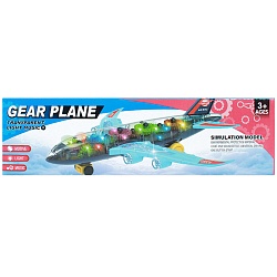 самолёт "gear". игрушка