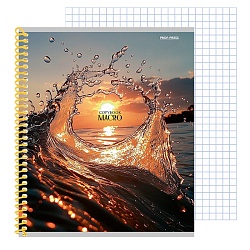 тетрадь  96л кл. цветная спираль "крупные планы"