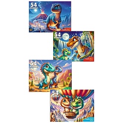 пазлы   54 элемента эпоха динозавров