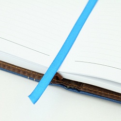 ежедневник а5 недатиров. 120л  обложка к/з  на застежке с держ. д/ручки