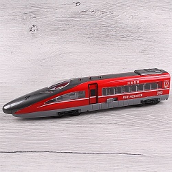 скоростной поезд 1:90 красного цвета