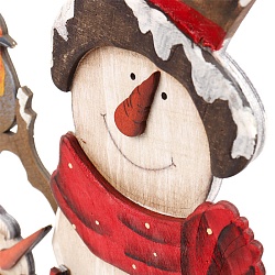 сувенир "снеговик" дерево