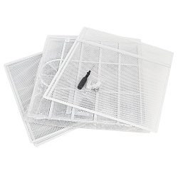 лоток металлический 1 отделение 5 секций цвет белый