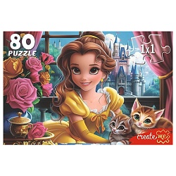 пазлы   80 элементов сказочные принцессы