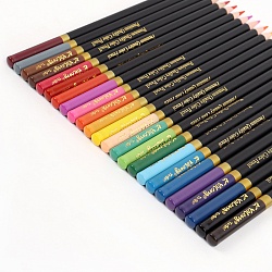 карандаши 24цв круглый корпус "дикий мир"