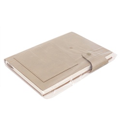 ежедневник а5 недатиров.  96л обложка кож.зам. бежевый