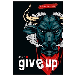 Бизнес-блокнот А5  80л "Опасный бык" 7БЦ