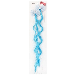 заколка-зажим для волос 2 шт. в наборе с прядью