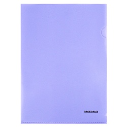 папка-уголок а4 180мкм, цвет сиреневый