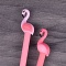 ручка гелевая чёрная "darvish"  фламинго