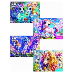 пазлы   24 элемента чудесные единороги №27