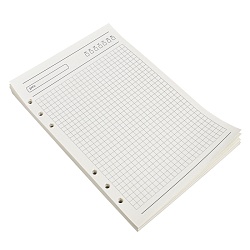 сменный блок для ежедневников на кольцах  а5 120л. (в клетку)