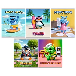 тетрадь  48л кл. "собери коллекцию" обложка твин-лак