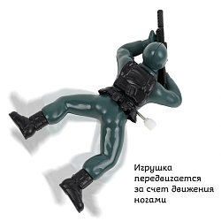 игрушка заводная "солдатик"