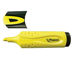 текстмаркер "maped" желтый, линия 1-5мм