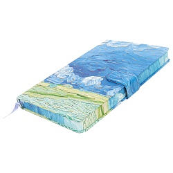 Блокнот 12,7*19 см 112л на магнитной застёжке "Пшеничное поле под пасмурным небом"