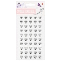 Наклейки-стразы "Сердечки"