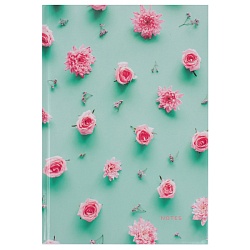 книга для записей а5 100л цветочный этюд обложка глянцевая ламинация