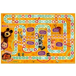 настольная игра ходилка "маша и медведь"