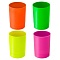стакан для  канц. принадлежностей офис neon ассорти
