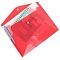 папка-конверт на кнопке а4 красная 160мкм
