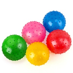 мячик надувной с шипами. игрушка