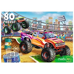 пазлы   80 элементов крутой вираж № 16