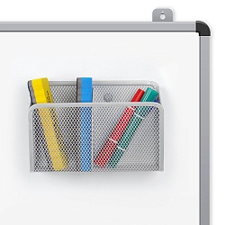 органайзер магнитный металлический 2 отделения серый