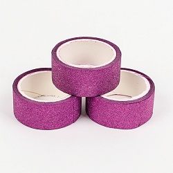 лента декоративная липкая  3шт/уп 15мм*3м "darvish" блёстки фуксия