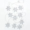 гирлянда с насадками снежинки 1,6 м, 10 фигур 