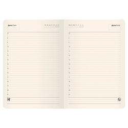 ежедневник недатированный  а6 152л iguana чёрный обложка искусств. кожа, золотой срез