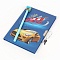 Блокнот 13,5*18 см 50л с замком "Turbo Racing" с ручкой