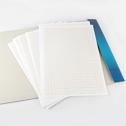 бумага масштабно-координатная а4  20л "чертежи"