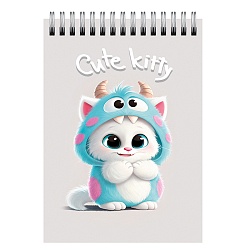 Блокнот А7 40л "Cute Kitty.1" на гребне