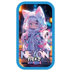 пенал 2отдел. тканевый торец 190*105мм neko