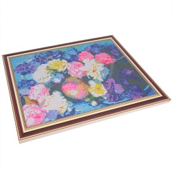 алмазная живопись  40*50см  красивый букет пионов