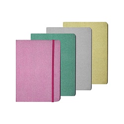 книжка  записная 15*20см "darvish" обложка цветная с блестками