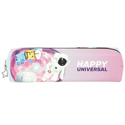 пенал мягкий тубус "космос"  кожзам ассорти