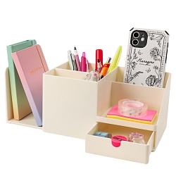 органайзер настольный пластиковый 7 отделений белый