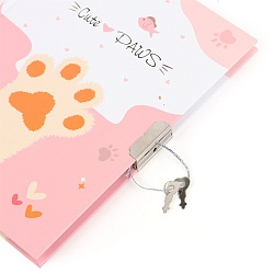 Блокнот A5  50л "Милые лапки" с ручкой гелевой синей               