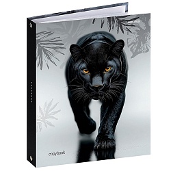 тетрадь на кольцах  80л  "грациозная пантера-2"