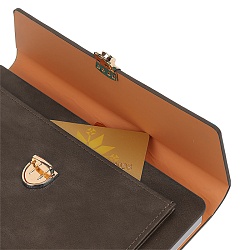 ежедневник а5 недатиров. 100л обложка кож.зам. с карманом на застёжке