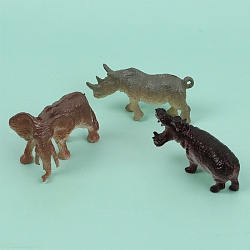 животные в наборе (12шт) дикие животные