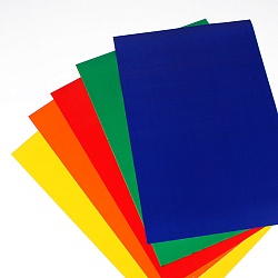 бумага цветная самоклеящаяся а4 5л. 5цв. "воздушный змей" упаковка пэт- пакет