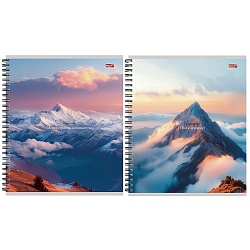 тетрадь  96л кл. на гребне "красивые горы-1" 