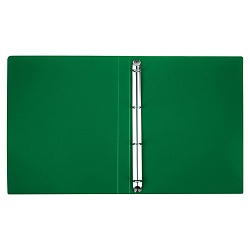 папка с 4-мя кольцами 25мм 500мкм зелёная