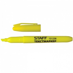 маркер-выделитель на водной основе "staff" желтый