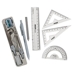 готовальня 10 предметов "xo mate" в метал. футляре