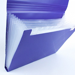 папка на резинке а4 13 отделений diamond фиолетовая